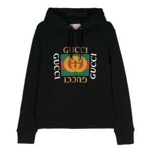 Gucci Logo Print Hoodie